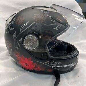 Scorpion EXO 700 Black Dahlia motorcycle full face helmet Size M